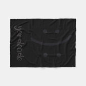 Couverture Polaire You Decide Trendy Emotions Happy Sad  (Devant (Horizontal))