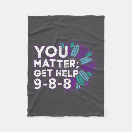 Couverture Polaire You Get Help Suicide Prevention The 988 Lifeline (Devant)