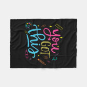 Couverture Polaire You Got This Motivational Testing Day Teacher Stud (Devant (Horizontal))