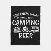 Couverture Polaire You Know What Rhymes With Camng Funny Camper Dad M (Devant)