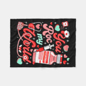 Couverture Polaire You Roc My World Nurse Valentine Day Er Ed Icu Nic (Devant (Horizontal))