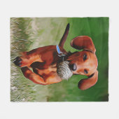 Couverture Polaire You Should See My Wiener Is Action Poster (Devant (Horizontal))