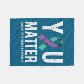 Couverture Polaire You Suicide Prevention Awareness  (Devant (Horizontal))