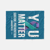 Couverture Polaire You Suicide Prevention Awareness  (Devant (Horizontal))