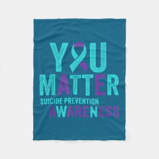 Couverture Polaire You Suicide Prevention Awareness Ribbon  (Devant)