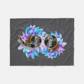 Couverture Polaire You Suicide Prevention Awareness Semicolon Sunflow (Devant (Horizontal))