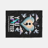 Couverture Polaire You Suicide Prevention Week Mental Health Awarenes (Devant (Horizontal))