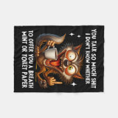 Couverture Polaire You Talk So Much I Don't Know Whether To Offer You (Devant (Horizontal))