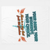 Couverture Polaire Your Body Your Workout Your Choice (Devant (Horizontal))