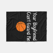 Couverture Polaire Your Boyfriend Can't Guard Me Sketll Sports  (Devant (Horizontal))