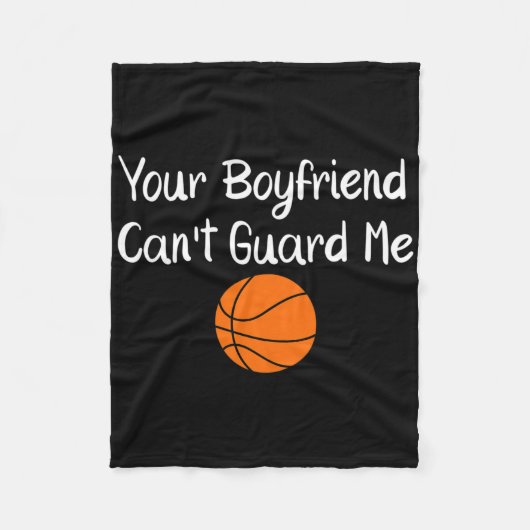 Couverture Polaire Your Boyfriend Can't Guard Me Sketll Sports  (Devant)