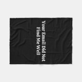 Couverture Polaire Your Email Did Not Find Me Well (Devant (Horizontal))