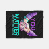 Couverture Polaire Your Life Choose To Keep On Going Suicide Preventi (Devant (Horizontal))