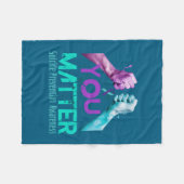 Couverture Polaire Your Life Choose To Keep On Going Suicide Preventi (Devant (Horizontal))