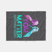 Couverture Polaire Your Life Choose To Keep On Going Suicide Preventi (Devant (Horizontal))