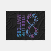 Couverture Polaire Your Life Choose To Keep On Going Suicide Preventi (Devant (Horizontal))