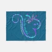 Couverture Polaire Your Life S Suicide Prevention Awareness Dragonfly (Devant (Horizontal))