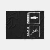 Couverture Polaire Your Nephew My New Phew Baseball  (Devant (Horizontal))