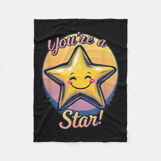 Couverture Polaire You're A Star Compliment Day Motivational Design  (Devant)