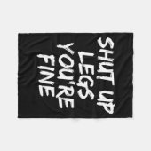 Couverture Polaire You're Fine Funny Running  (Devant (Horizontal))