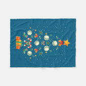 Couverture Polaire Yoyo Christmas Tree Xmas  (Devant (Horizontal))