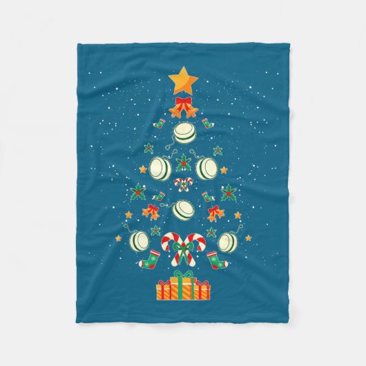 Couverture Polaire Yoyo Christmas Tree Xmas  (Devant)