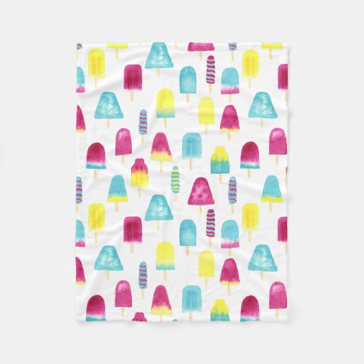 Couverture Polaire Yummy Popsicles (Devant)