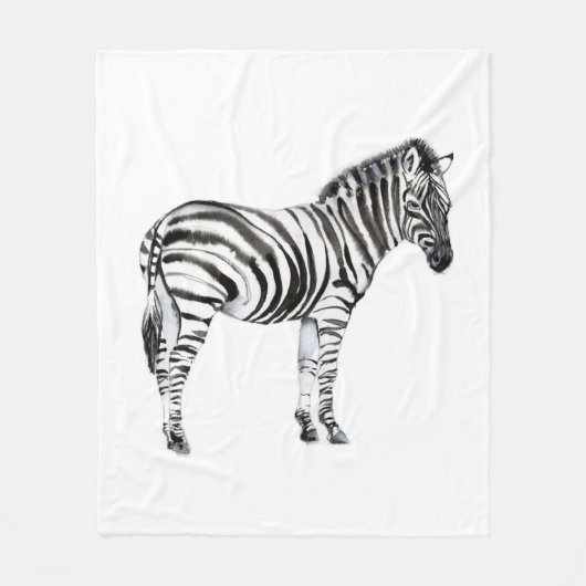 Couverture Polaire Zebra (Devant)