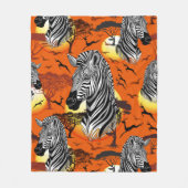 Couverture Polaire Zebra African Savanna Wild Animal (Devant)