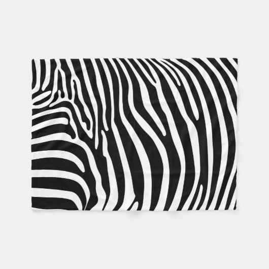 Couverture Polaire Zebra Animalprint (Devant (Horizontal))