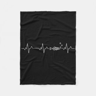 Couverture Polaire Zebra Danio Fish Heartbeat - Zebrafish Danio Rerio