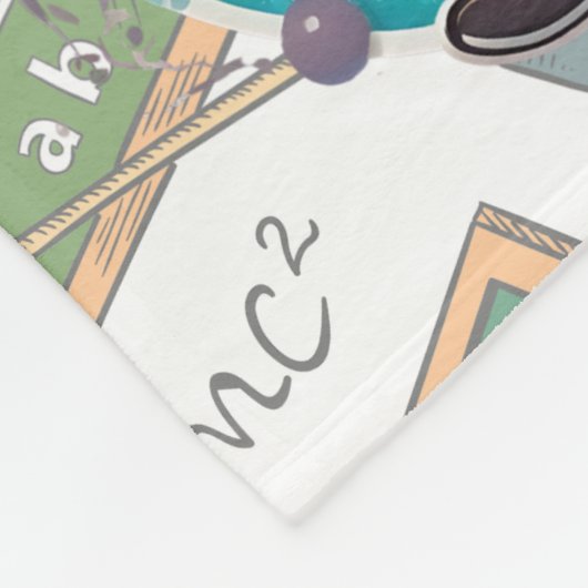 Couverture Polaire Zebra Mad Scientist Imprimer (Coin)