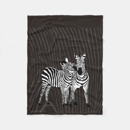 Couverture Polaire Zebra Play (Devant)