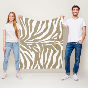 Couverture Polaire Zebra Stripes