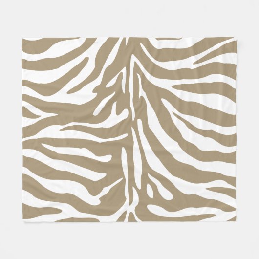 Couverture Polaire Zebra Stripes (Devant (Horizontal))