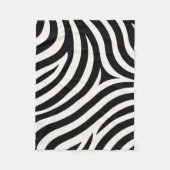 Couverture Polaire Zebra Stripes Impression moderne (Devant)