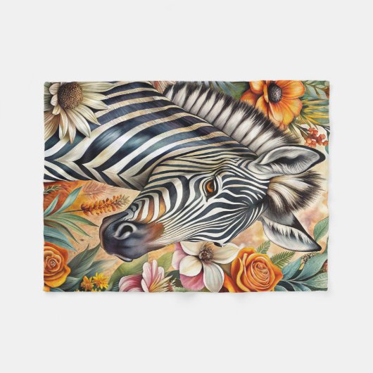 Couverture Polaire Zèbre (Devant (Horizontal))