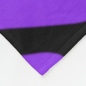 Couverture Polaire Zèbre pourpre (Coin)