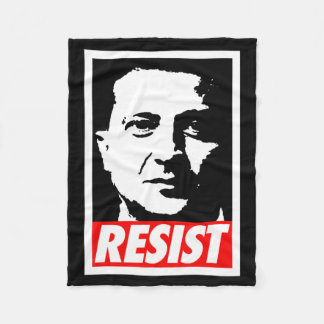 Couverture Polaire Zelensky - Résister Soutenir l'Ukraine Je suis ave