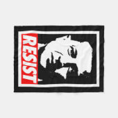 Couverture Polaire Zelenskyy - Resist Support Ukraine I Stand With Uk (Devant (Horizontal))