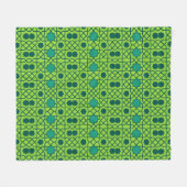 Couverture Polaire zellij marocain (Devant (Horizontal))