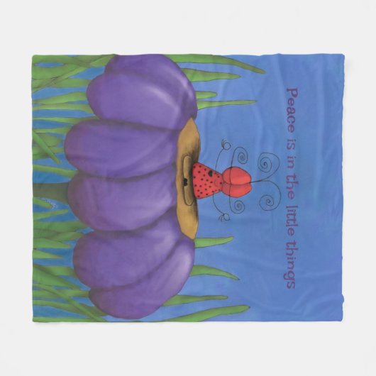 Couverture Polaire Zen Ladybug (Devant (Horizontal))