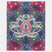 Couverture Polaire Zen Lotus (Devant)