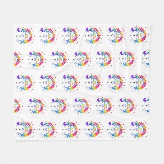 Couverture Polaire Zero Discrimination Day  (Devant (Horizontal))