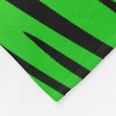 Couverture Polaire Zesty Zebra Green (Coin)