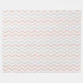 Couverture Polaire Zig-Zag Blanket in Soft Colors (Devant (Horizontal))