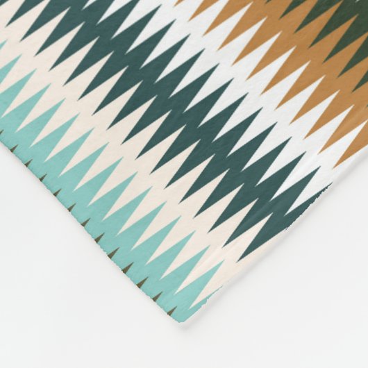 Couverture Polaire Zigzag coloré Motif multicolore (Coin)