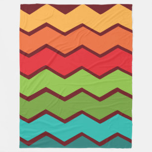 Couverture Polaire Zigzag des années 1970