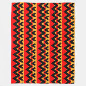 Couverture Polaire Zigzag tendance (Devant)
