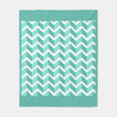 Couverture Polaire ZigZag vert (Devant)